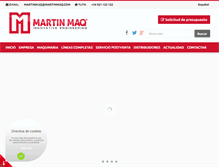 Tablet Screenshot of martinmaq.com